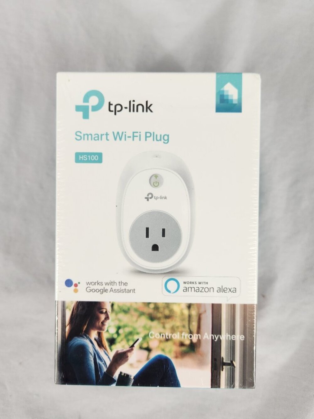 Brand New TP LINK HS100 Smart Wi Fi Plug Remote Access Amazon Alexa Google